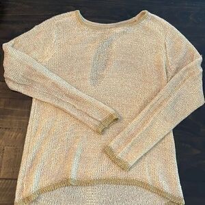 Gold sequence sweatshirt